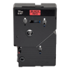 Brother TC5001 12mm black on red laminated label tape cassette