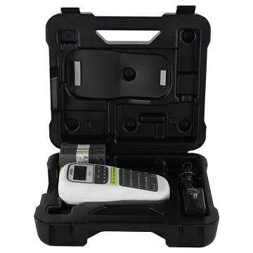 Brother CCH110 portable label maker with rechargeable battery in protective carrying case