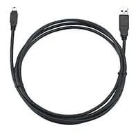 Brother USB cable with Type-A and Type-B connectors for printer connectivity