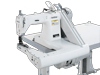 Brother industrial sewing machine with automatic thread trimmer on white frame
