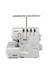 Brother Airflow 3000 air serger with thread stand on white background