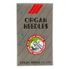 Organ sewing machine needles package with red logo and quality seal