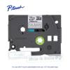Brother P-touch TZe-135 laminated label tape cartridge, 12mm, white print on clear background