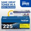 Brother Genuine TN225Y High-yield Yellow Toner Cartridge, , small