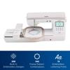 Brother Innov-is NQ3550W sewing and embroidery machine with touchscreen and embroidery hoop