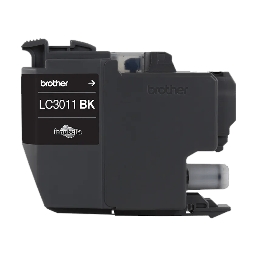Brother Genuine LC3011BK Standard-yield Black Ink Cartridge, Black, medium