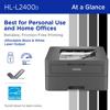 Brother RHLL2400D Compact Monochrome Laser Printer with Duplex Printing, Refurbished, , small