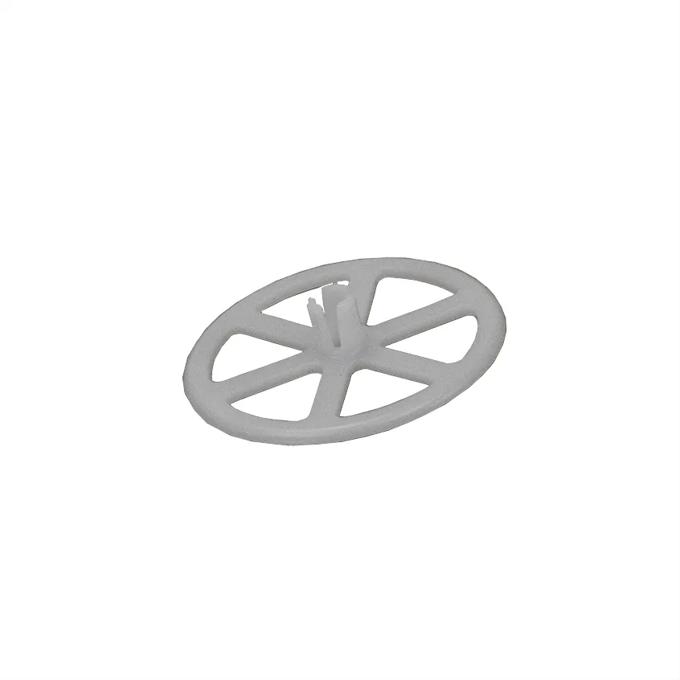 Gray oval embroidery hoop frame with tension adjustment screw for fabric securing