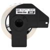 Brother DK-2211 white film continuous length tape roll in black cartridge
