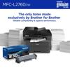 Brother MFC-L2760DW wireless all-in-one laser printer with genuine toner cartridge