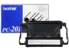 Brother PC-201 thermal fax cartridge with packaging box