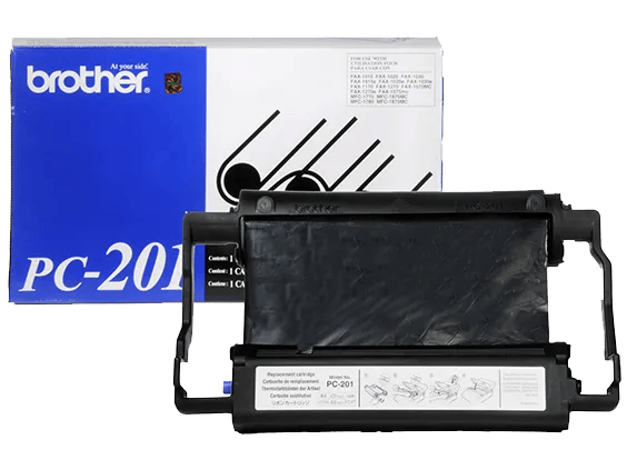 Brother PC-201 thermal fax cartridge with packaging box