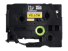 Brother HGe-651 24mm laminated tape cartridge with yellow label on black background
