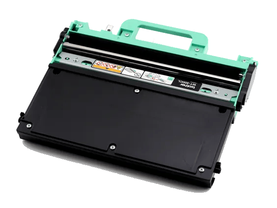 Brother WT300CL waste toner box with green top and black collection unit
