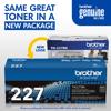 Brother Genuine TN227C High-yield Cyan Color Toner Cartridge, , small