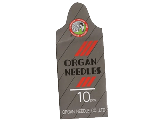 Organ sewing machine needles package, 10-piece set with red stripe design