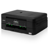 Brother MFC-J680DW all-in-one wireless inkjet printer with document feeder, left angle view