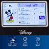 Brother embroidery machine touchscreen displaying Mickey Mouse design with built-in patterns