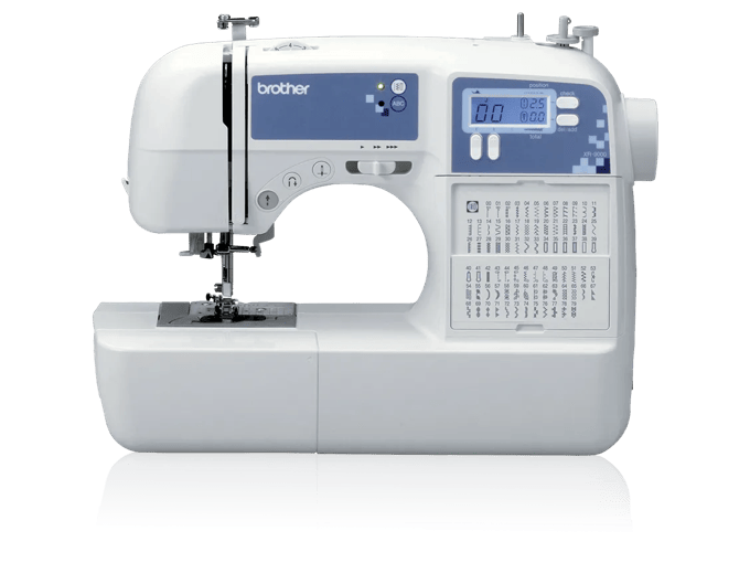 Brother XR9000 computerized sewing machine with LCD screen and built-in stitches