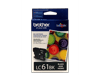 Brother LC61BK black ink cartridge with Innobella technology for vibrant prints