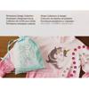 Rhinestone design patterns on fabric featuring unicorn, bow, and decorative embellishments