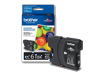 Brother LC61BK black ink cartridge with retail packaging featuring Innobella technology