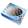 Brother Disney embroidery thread kit with 24 colorful spools featuring Winnie the Pooh and Mickey Mouse