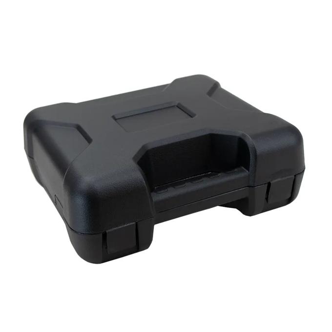 Brother label printer hard carrying case with handle cutout and secure latches