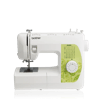 Brother BM2800 sewing machine with white body and green paisley pattern panel