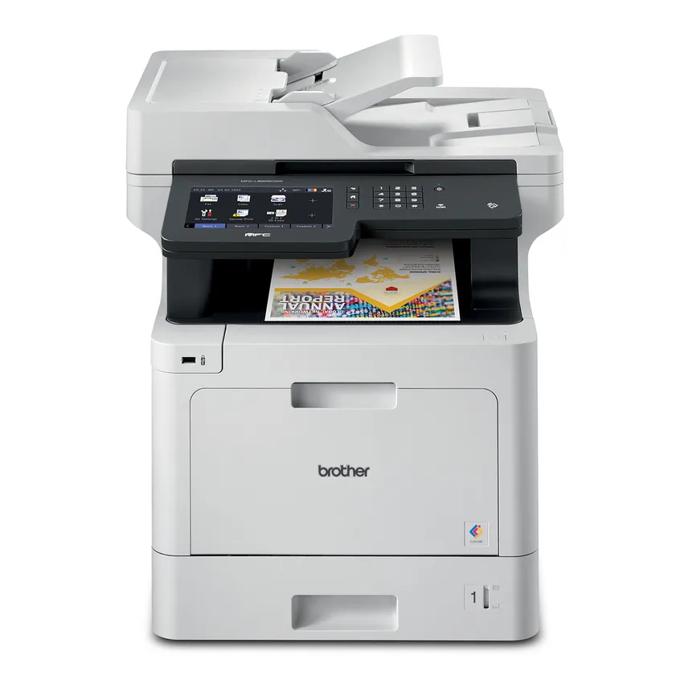 Brother MFC-L8905CDW color laser all-in-one printer with touchscreen and document feeder