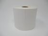 Roll of white die-cut labels on cardboard core for Brother label printers
