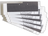 Brother ScanNCut adhesive cutting mat with measurement ruler markings in inches