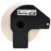 Brother DK-2223 continuous white paper tape roll in black cartridge, 2 inches by 100 feet