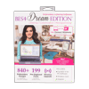 Brother BES4 Dream Edition embroidery software package with wireless connectivity and lettering tools