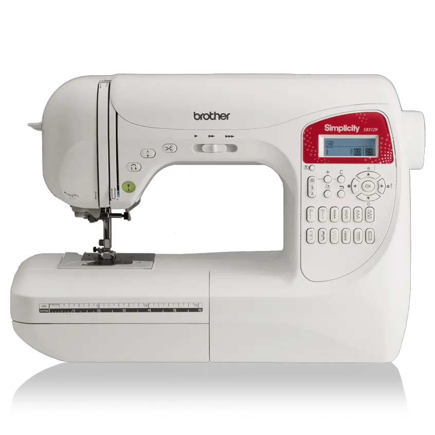 Brother Simplicity sewing machine with LCD screen and built-in stitches