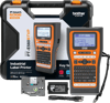 Brother P-touch EDGE PT-E560BTVP industrial label printer kit with carrying case and accessories