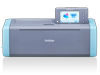 Brother ScanNCut SDX125 electronic cutting machine with touchscreen in gray and blue
