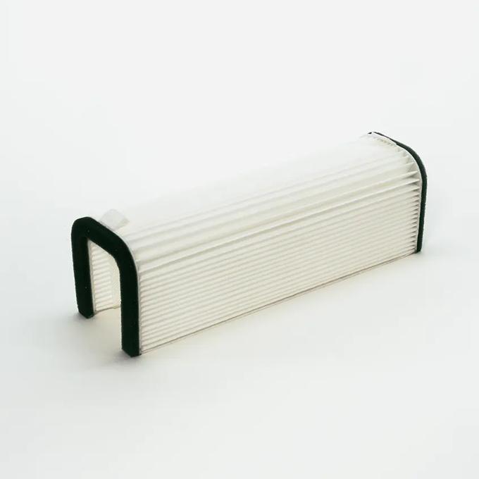 Brother vacuum cleaner HEPA filter with pleated white material and black frame