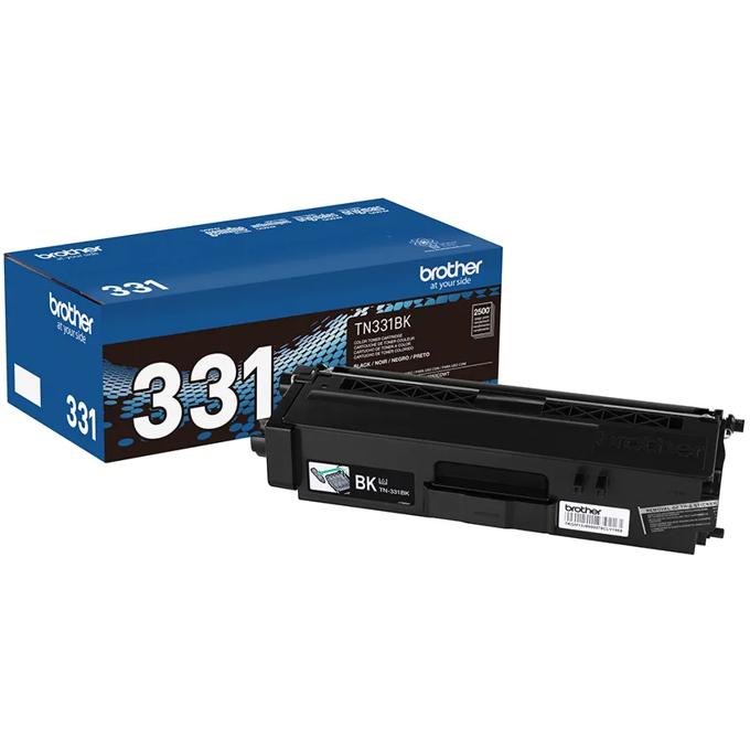 Brother Genuine TN331BK Standard-yield Black Toner Cartridge, Black, large