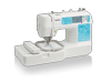 Brother computerized embroidery machine with 4x4-inch hoop and LCD touchscreen