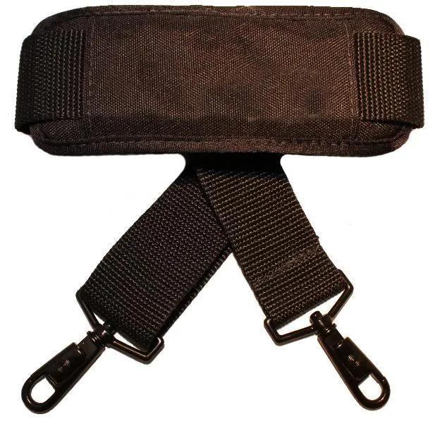 Adjustable padded shoulder strap with metal swivel clips for Brother carrying cases