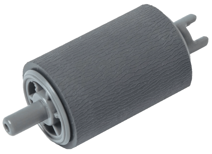 Brother printer pickup roller with textured rubber surface for paper feeding
