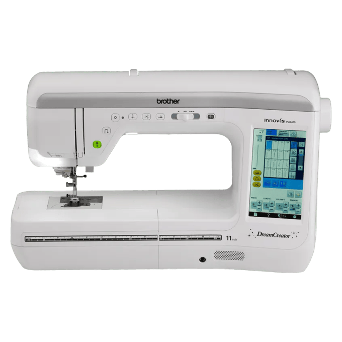 Brother Innovis VQ2400 sewing and embroidery machine with touchscreen display