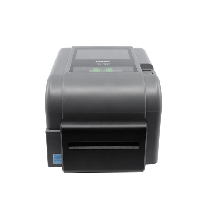 Brother TD-4420TN desktop label printer with automatic cutter attachment