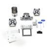 Brother press platen kit with multiple frames, tools, and instruction manual on white background