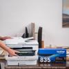 Brother MFC-L2980DW monochrome laser all-in-one printer with toner cartridge replacement