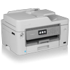 Brother MFC-J5830DW all-in-one inkjet printer with dual paper trays and touchscreen