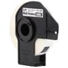 Brother DK-1204 multi-purpose label roll in black cartridge with white paper tape