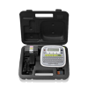 Brother label maker with keyboard in portable carrying case with accessories