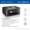 Brother MFC-J1010DW all-in-one wireless inkjet printer with print, copy, scan, and fax functions